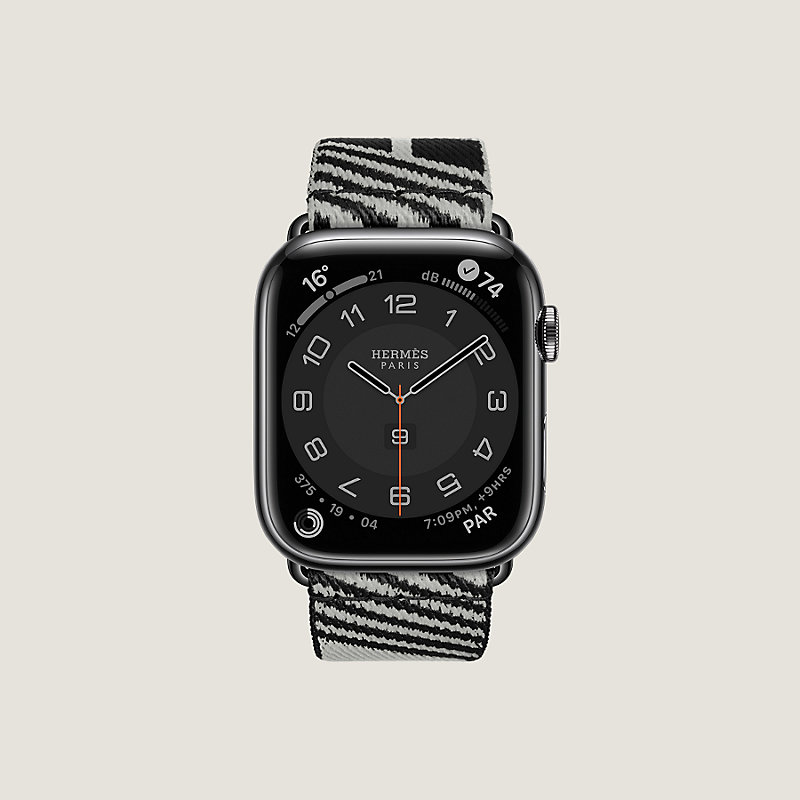 Apple Watch Hermès 45&nbsp;mm Jumping Single Tour錶帶