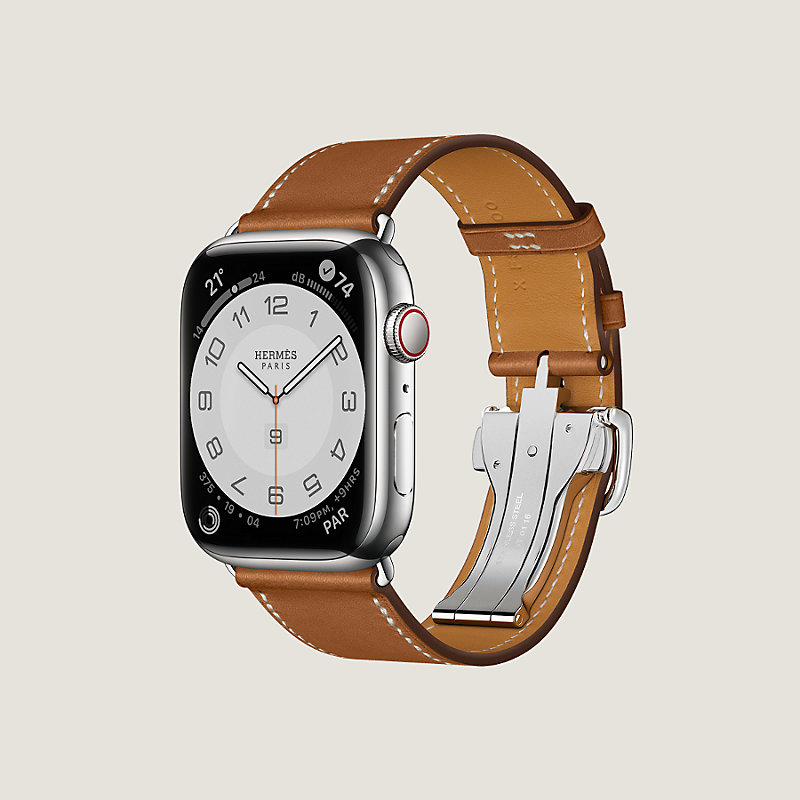 Apple Watch Hermès 45 mm Single Tour Deployment Buckle錶帶| Hermès