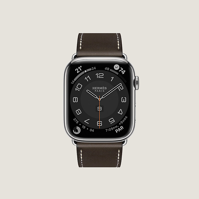 Apple Watch Hermès 45 mm Single Tour Deployment Buckle錶帶| Hermès