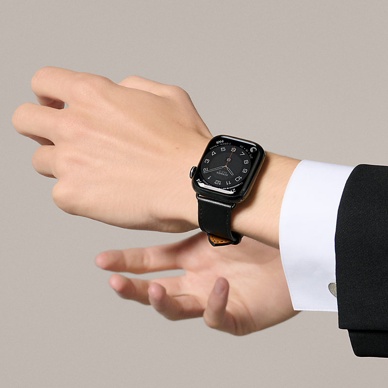 よろしくお願いいたしますApple watch エルメス S7ブラック　41㍉ 美品です。
