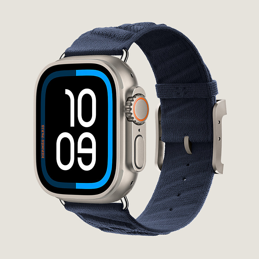 Apple Watch Hermès Ultra シンプルトゥール 《アン・メール》 49 mm 