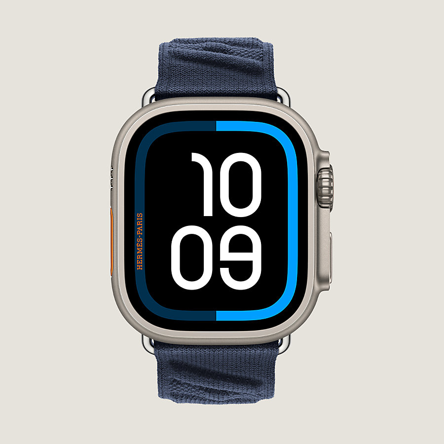 Apple Watch Hermès Ultra シンプルトゥール 《アン・メール》 49 mm 