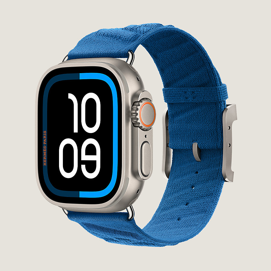 Apple Watch Hermès Ultra シンプルトゥール 《アン・メール》 49 mm 