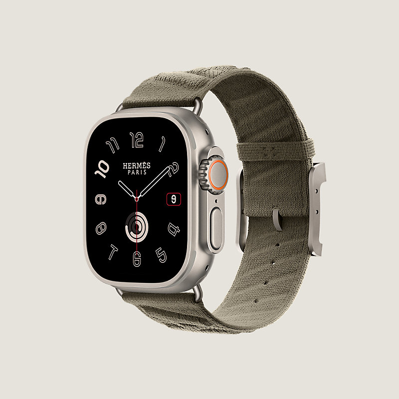 Apple Watch Hermès Ultra シンプルトゥール 《アン・メール》 49 mm  