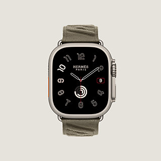 Apple Watch Hermès Ultra シンプルトゥール 《アン・メール》 49 mm 