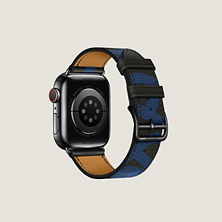 1263 Apple Watch エルメス ブルー アップルウォッチ サーキット-