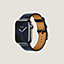 Apple Watch Hermès シンプルトゥール 41 mm, イメージ: 正面から見たイメージ, front, ビュー3の4