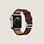 Apple Watch Hermès シンプルトゥール 41 mm, イメージ: 背面図, back, ビュー2の4