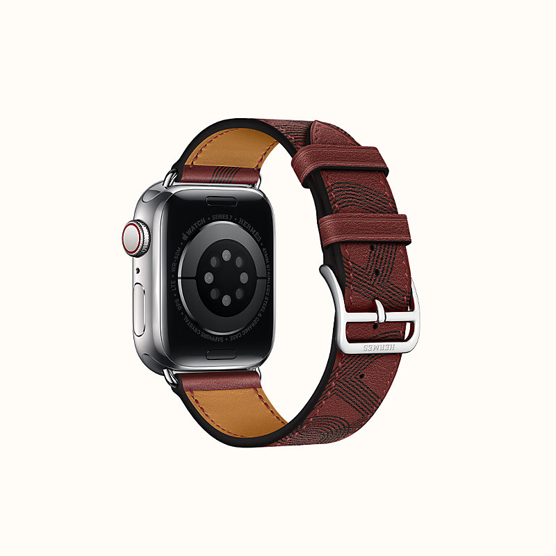 シリーズ741mmエトゥープ【美品】HERMES Apple Watch series7 エトゥープ 41㎜