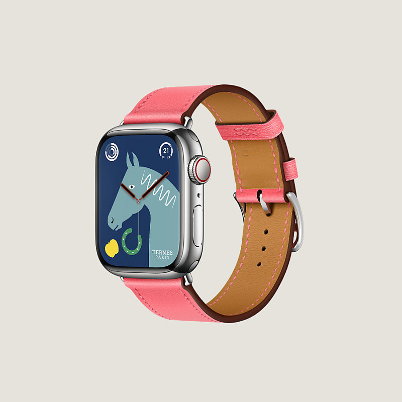 1596 Apple Watch エルメス ボルドー/ローズ HERMES時計 - www ...