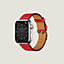 Apple Watch Hermès シンプルトゥール 41 mm, イメージ: 正面から見たイメージ, front, ビュー3の4