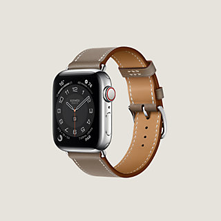 #222 極美品 Apple Watch エルメス　S8 41ミリ　シルバーアップルウォッチ