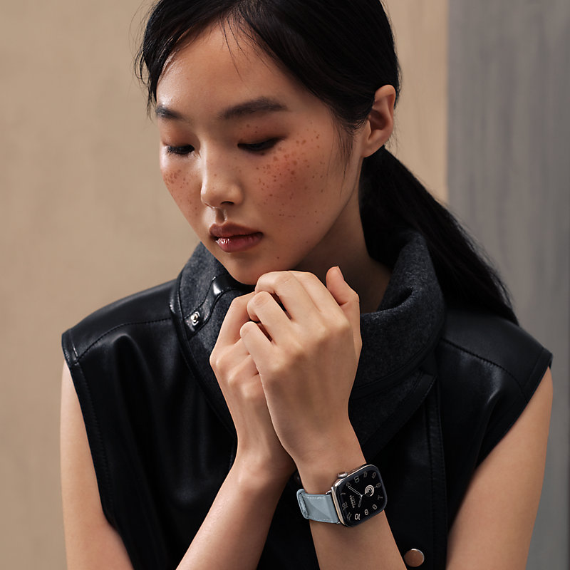 Apple - Apple Watch Hermès - 40mm 純正黒シンプルトゥールレザー Apple Watch Hermès シンプルトゥール 42 mm | Hermès