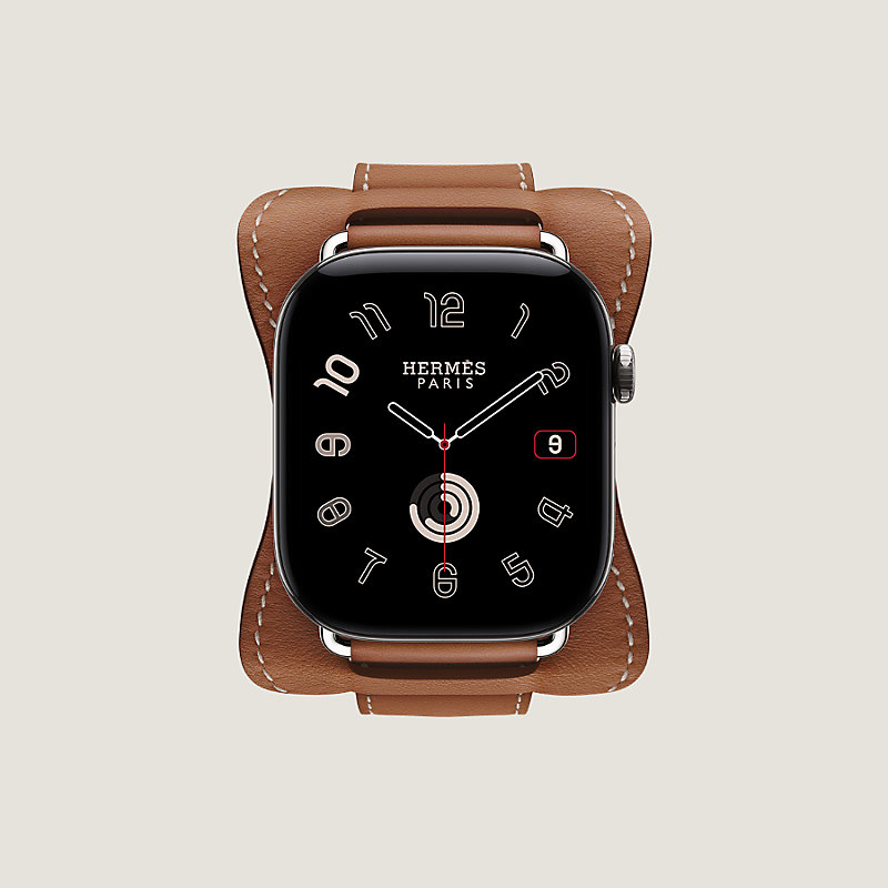 Apple Watch Hermès シンプルトゥール 《アン・セル》 46 mm, イメージ: , ビュー4の4