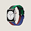 Apple Watch Hermès シンプルトゥール 《カザック》 45 mm, イメージ: 正面から見たイメージ, front, ビュー3の4