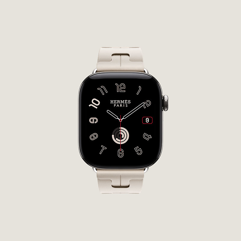 Apple Watch Hermès シンプルトゥール 《キリム》 ディプロイアントバックル 42 mm, イメージ: , ビュー4の4