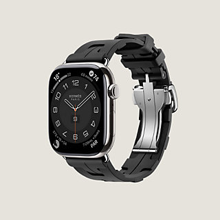 Apple Watch Hermès シンプルトゥール 《キリム》 ディプロイアントバックル 46 mm | Hermès - エルメス-公式サイト