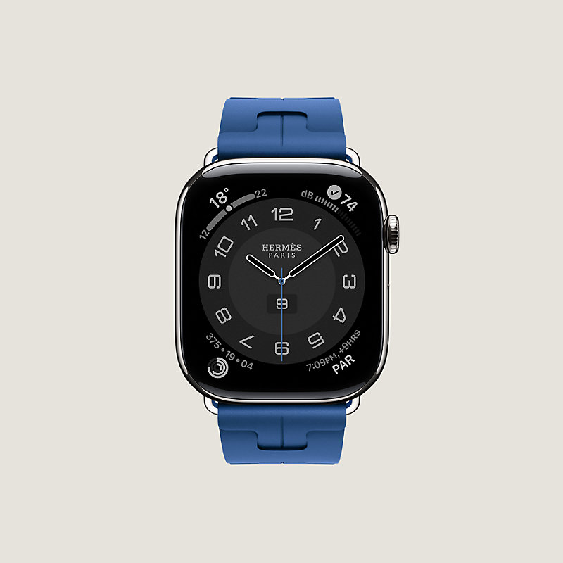 Apple Watch Hermès シンプルトゥール 《キリム》 ディプロイアントバックル 46 mm | Hermès - エルメス-公式サイト