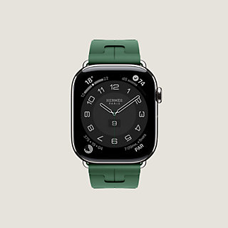 Apple Watch Hermès シンプルトゥール 《キリム》 ディプロイアントバックル 46 mm | Hermès - エルメス-公式サイト