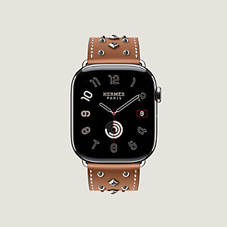 エルメス HERMES Apple Watch ドゥブルトゥール ローズメキシコ Apple Watch Hermès シンプルトゥール 《クルー・メドール・ロック