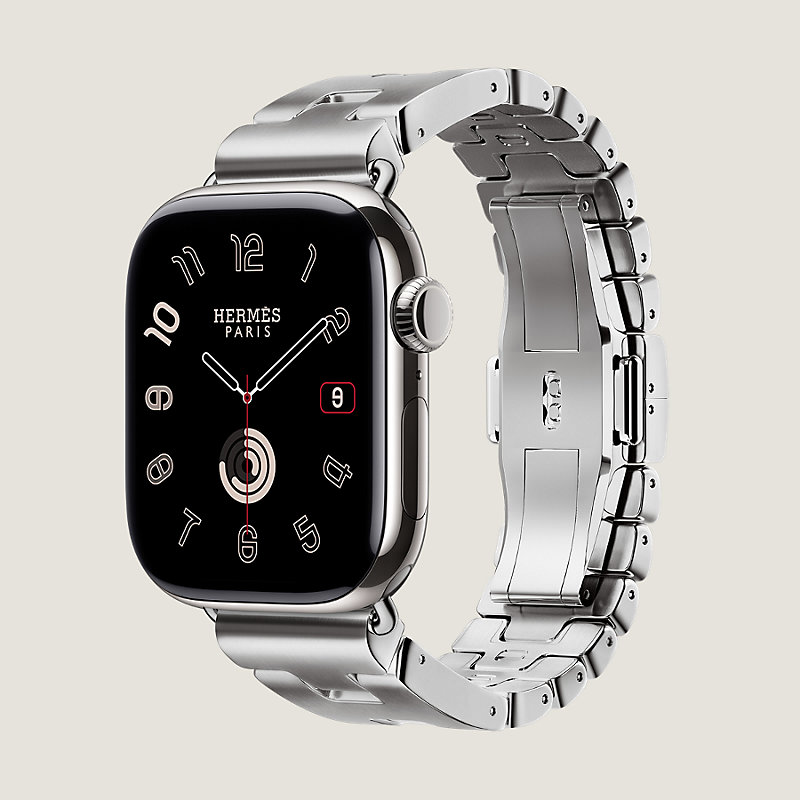 Apple Watch Hermès シンプルトゥール 《グランH》 42 mm | Hermès - エルメス-公式サイト