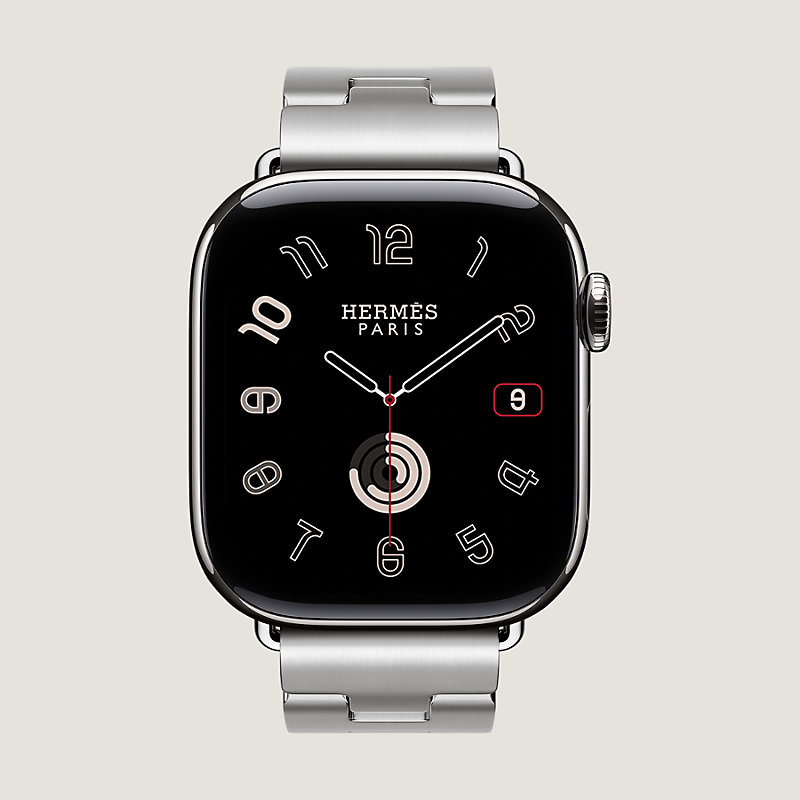 Apple Watch Hermès シンプルトゥール 《グランH》 42 mm | Hermès - エルメス-公式サイト