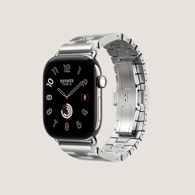 Apple Watch Hermès シンプルトゥール 《グランH》 46 mm, イメージ: , ビュー3の4