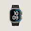 Apple Watch Hermès シンプルトゥール 《スキュブ H ダイビング》 49 mm, イメージ: 正面から見たイメージ, front, ビュー4の4
