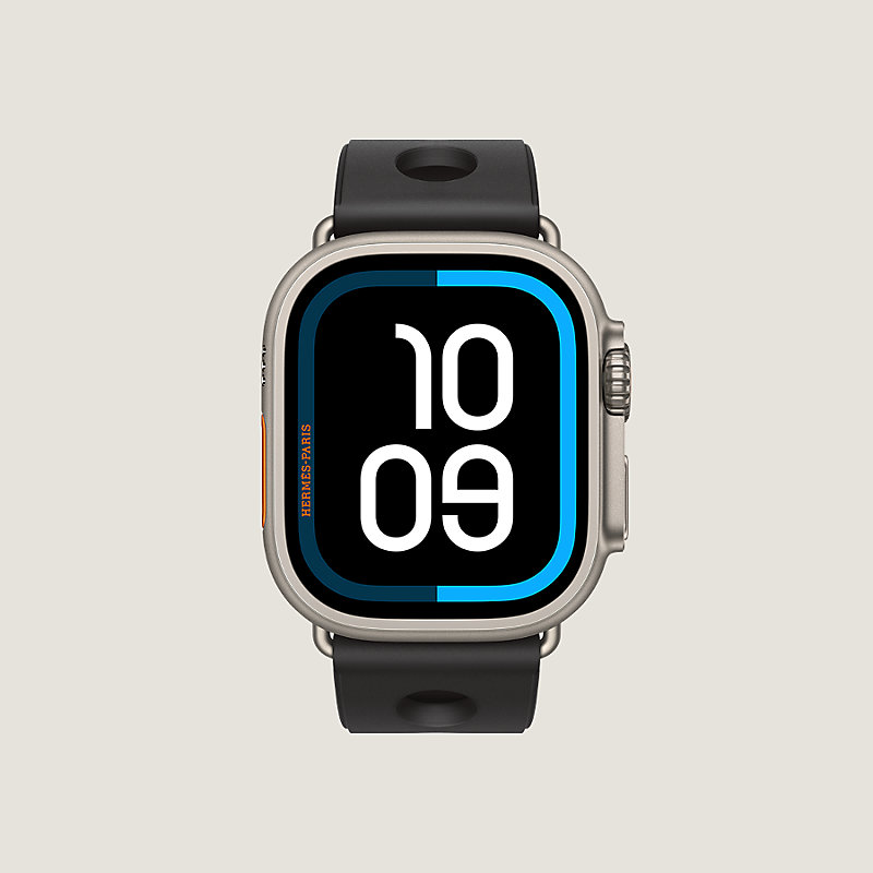 Apple Watch Hermès シンプルトゥール 《スキュブ H ダイビング》 49 mm