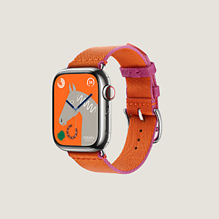 Apple Watch Hermès シンプルトゥール 《ツイル・ジャンプ》 41 mm | Hermès - エルメス-公式サイト