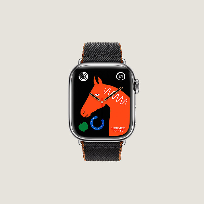 Apple Watch Hermès シンプルトゥール 《ツイル・ジャンプ》 41 mm 