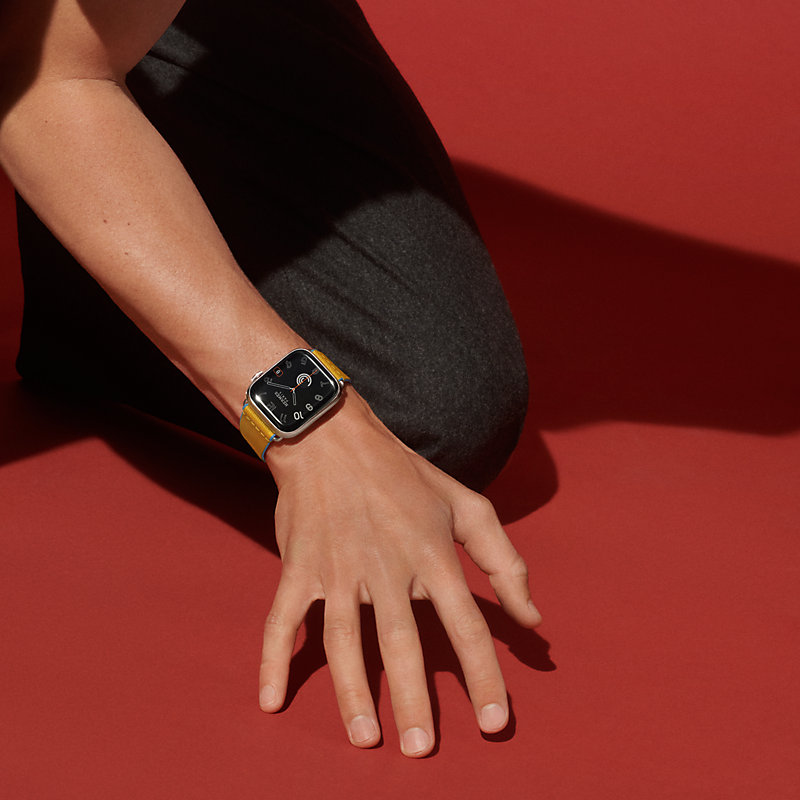 Apple Watch Hermès シンプルトゥール 《ツイル・ジャンプ》 45 mm 