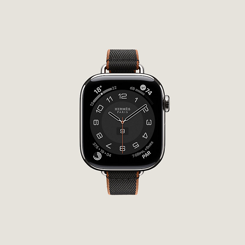 Apple Watch Hermès シンプルトゥール 《ツイル・ジャンプ/アトラージュ》 42 mm | Hermès - エルメス-公式サイト