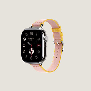 2579 Apple Watch エルメス　ゴールド　ブラック　ツイルジャンプ Apple Watch Hermès - 42mmケース用ツイルジャンプアトラージュ