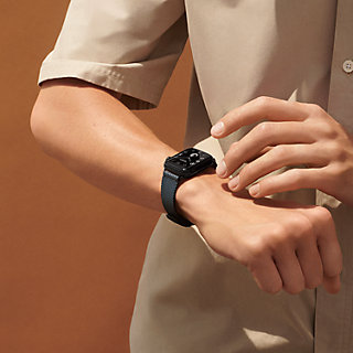 Apple Watch Hermès トワルH（デニム/黒）シンプルトゥール