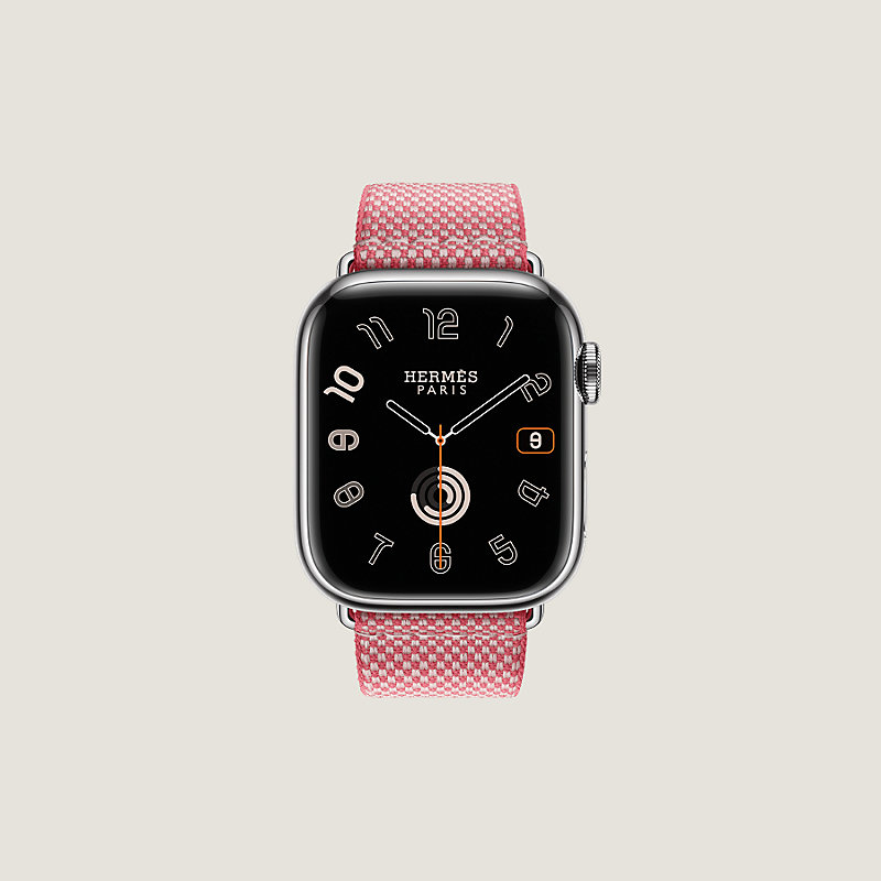 Apple Watch Hermès シンプルトゥール 《トワルH》 41 mm | Hermès 