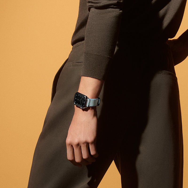 Apple Watch Hermès シンプルトゥール 《トワルH》 45 mm