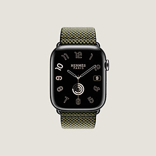 Apple Watch Hermès シンプルトゥール 《トワルH》 45 mm | Hermès ...