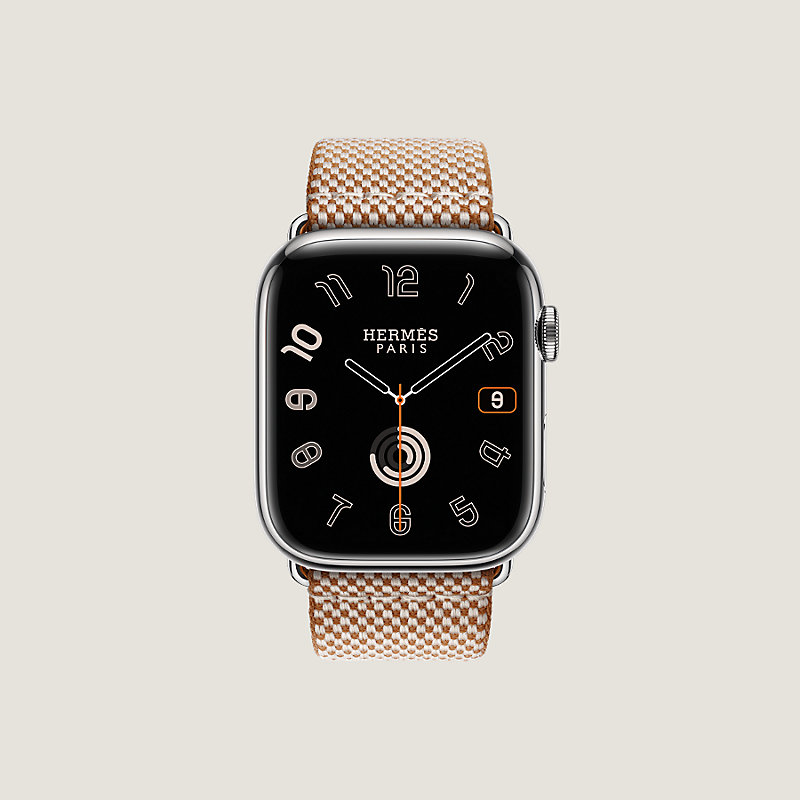 Apple Watch Hermès シンプルトゥール 《トワルH》 45 mm - Hermes