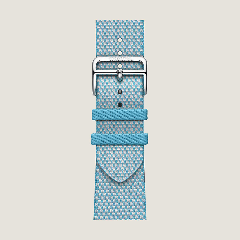 Apple Watch Hermès シンプルトゥール 《トワルH》 45 mm | Hermès 
