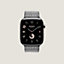 Apple Watch Hermès シンプルトゥール 《トワルH》 46&nbsp;mm, イメージ: 正面から見たイメージ, front, ビュー4の4