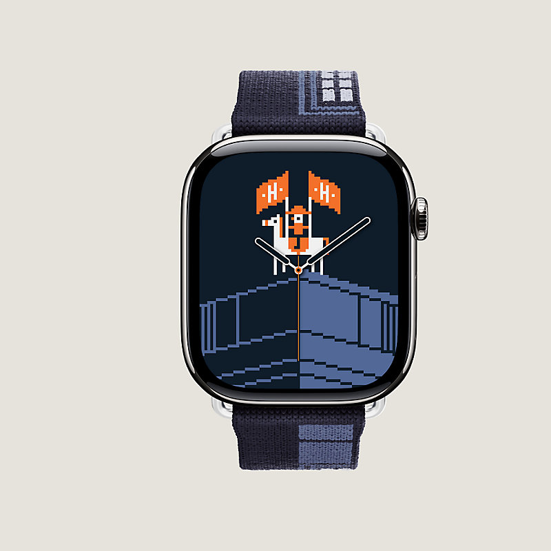 Apple Watch Hermes エルメス シンプルトゥール / ブルーリン Apple Watch Hermès シンプルトゥール 《トルサード》 46 mm