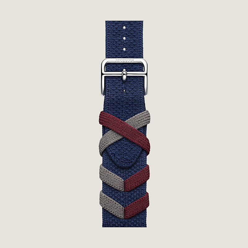 1920 Apple Watch エルメス ブリドン ルージュ ナイロン