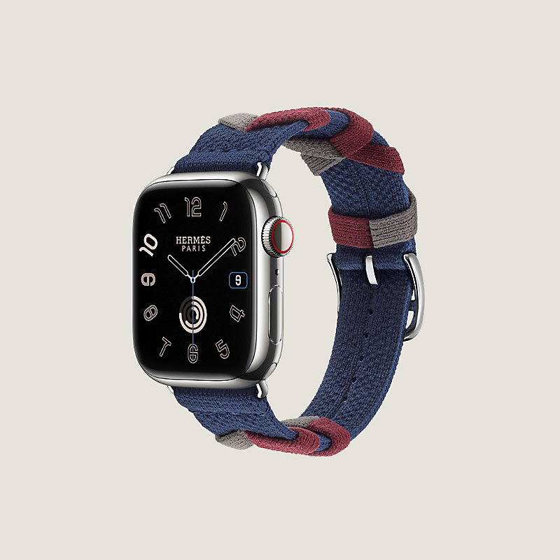アップル#422 Apple watch *エルメス ブリドン ネイビー レディース