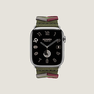 Apple Watch Hermès シンプルトゥール 《ブリドン》 45 mm | Hermès