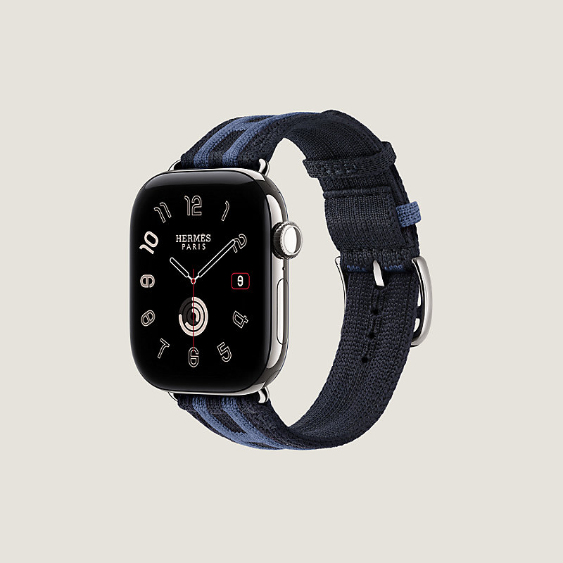 Apple Watch Hermès シンプルトゥール 《ロカバール・クラブ》 42 mm, イメージ: , ビュー3の4