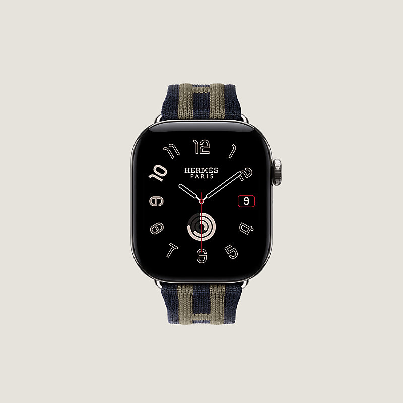 Apple Watch Hermès シンプルトゥール 《ロカバール・クラブ》 42 mm, イメージ: , ビュー4の4