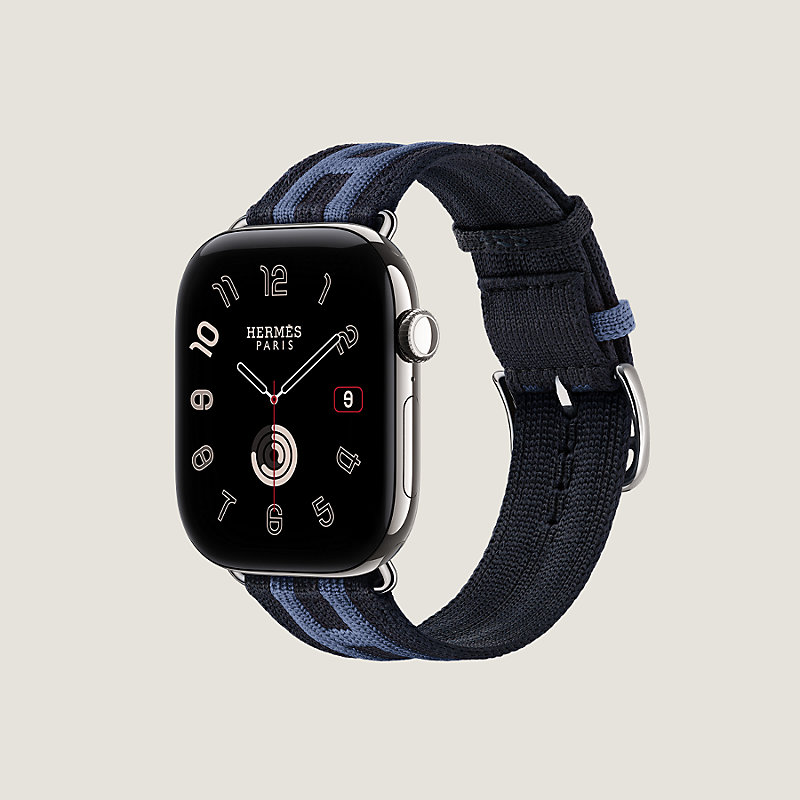 Apple Watch Hermès シンプルトゥール 《ロカバール・クラブ》 46 mm, イメージ: , ビュー3の4