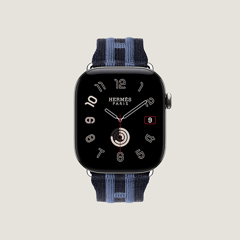 Apple Watch Hermès シンプルトゥール 《ロカバール・クラブ》 46 mm, イメージ: , ビュー4の4
