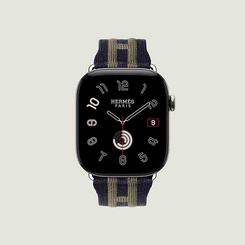 Apple Watch Hermès シンプルトゥール 《ロカバール・クラブ》 46 mm, イメージ: , ビュー4の4